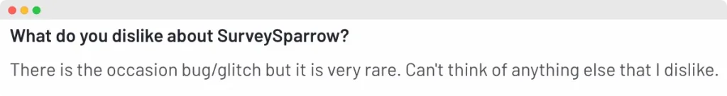 Microsoft Survey Alternatives.