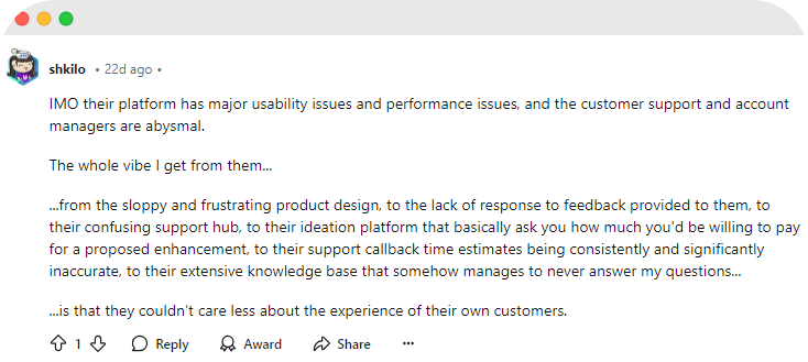 Qualtrics review: usability problems.