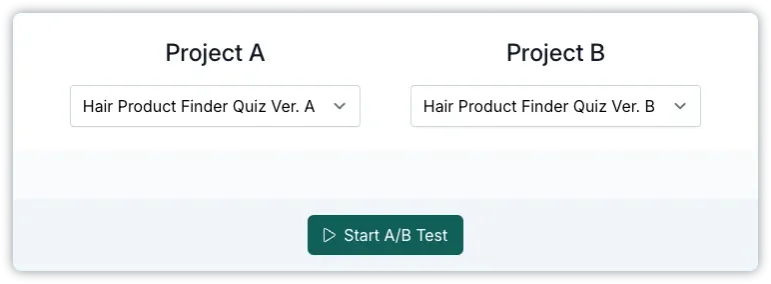 A/B Testing Interactive Lead Funnels.