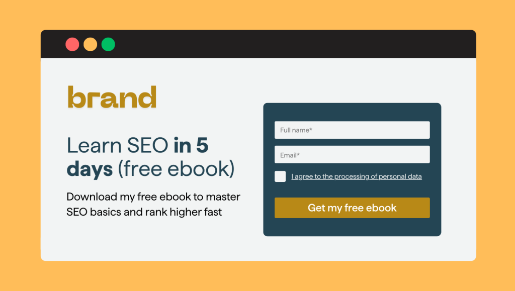 key elements to include above the fold in a landing page.