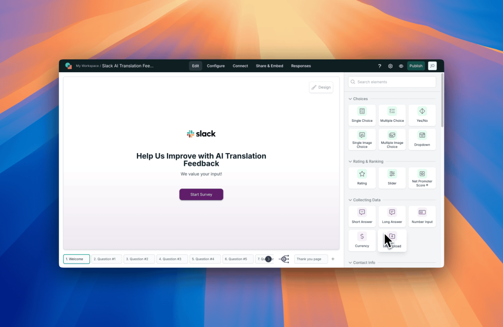 ai survey generator.