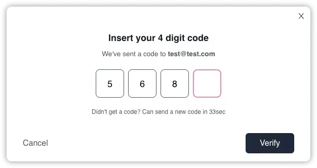 Email OTP Verification.