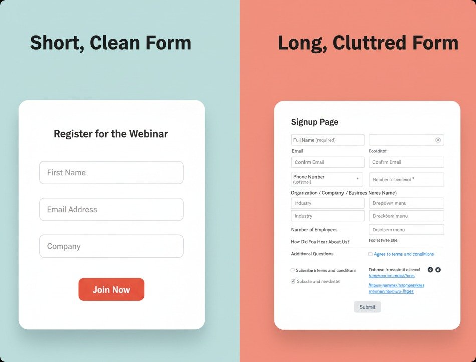 Events Landing Page Optimization.