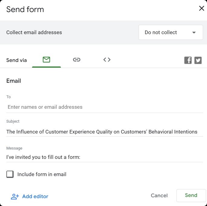 How to Publish a Google Form.
