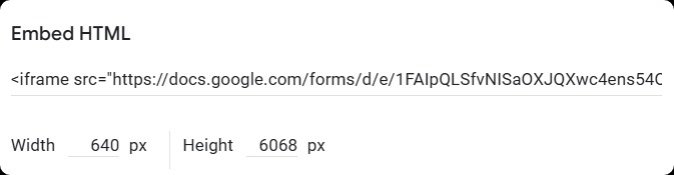 How to Publish a Google Form.