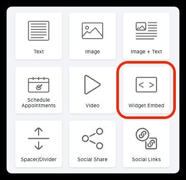 product finder widget element.