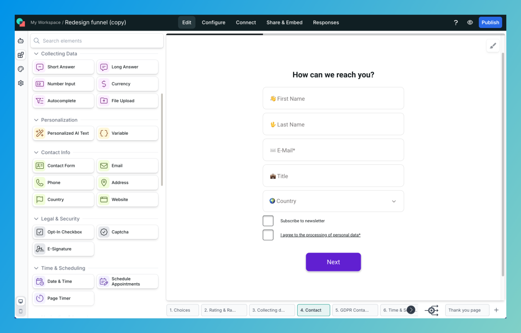 involve.me form builder.
