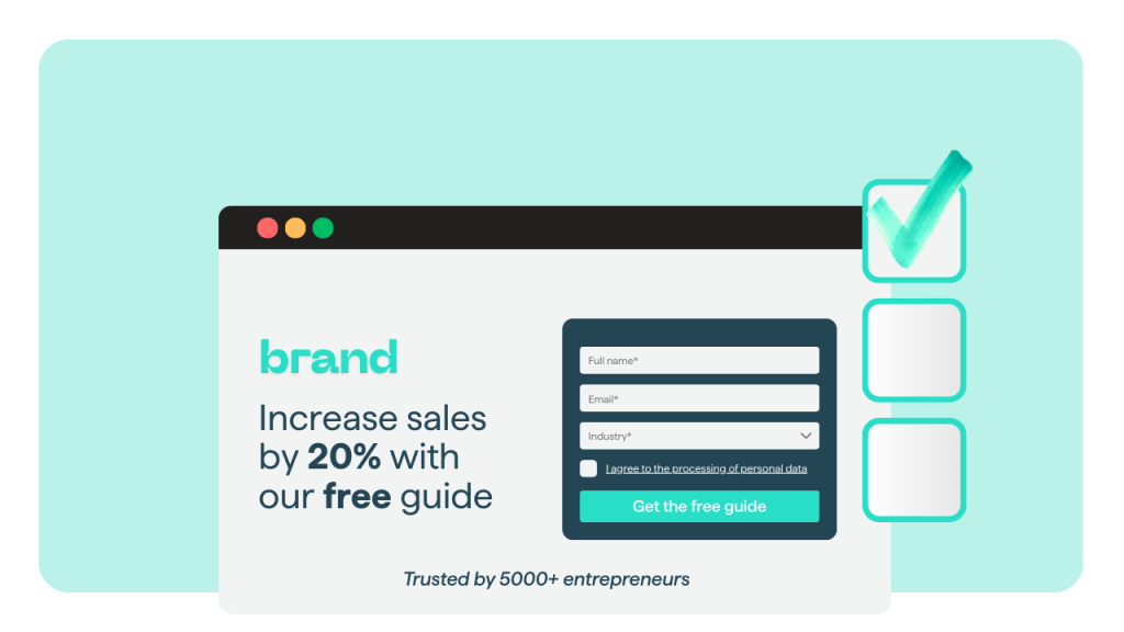 Landing page best practices.