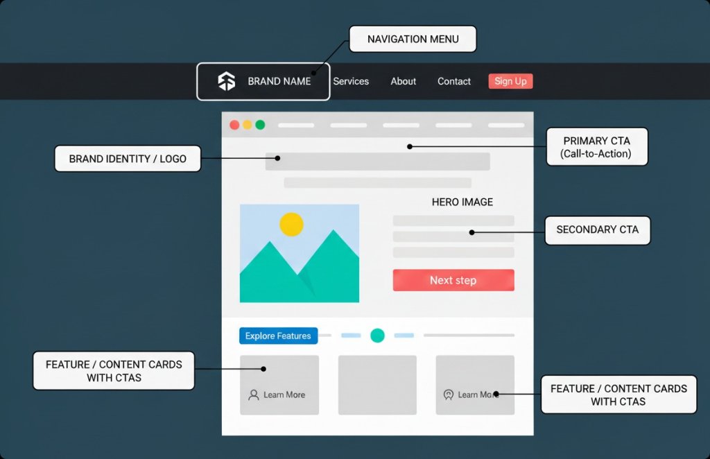 Landing Page vs Homepage.