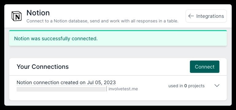 Integrate Notion with Online Surveys.