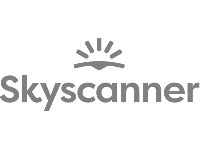 Skyscanner logo.