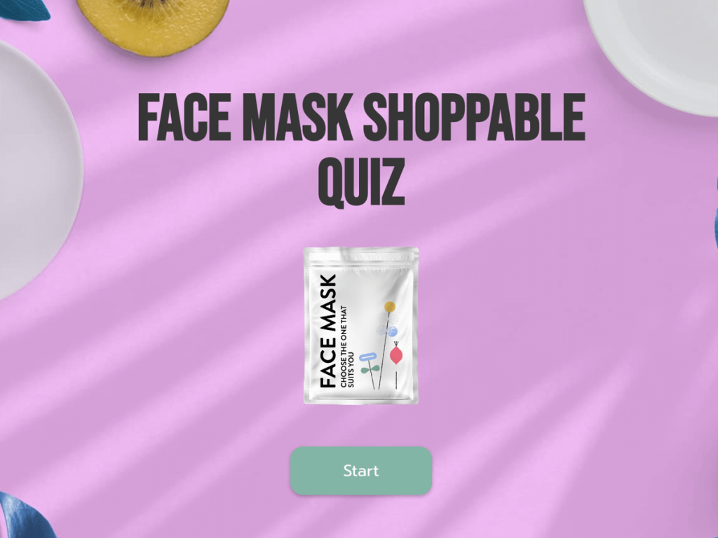 shoppable quiz.