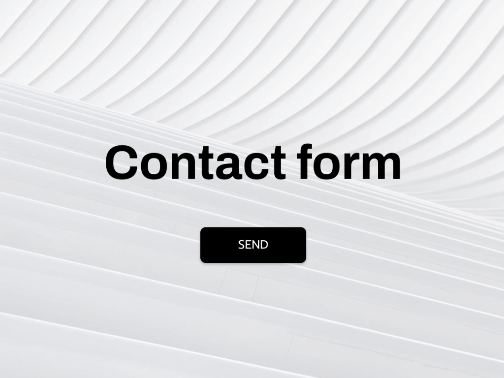 Contact Form Template.