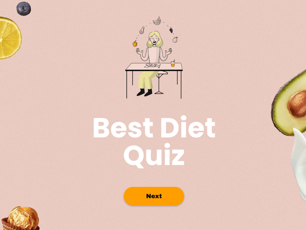 What Diet Is Best For You? Template.