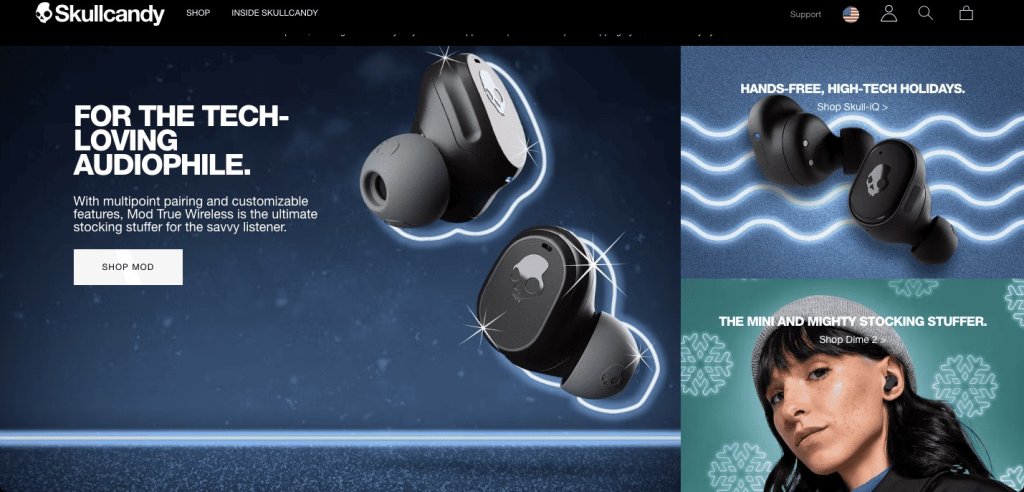 Video on Landing Page.