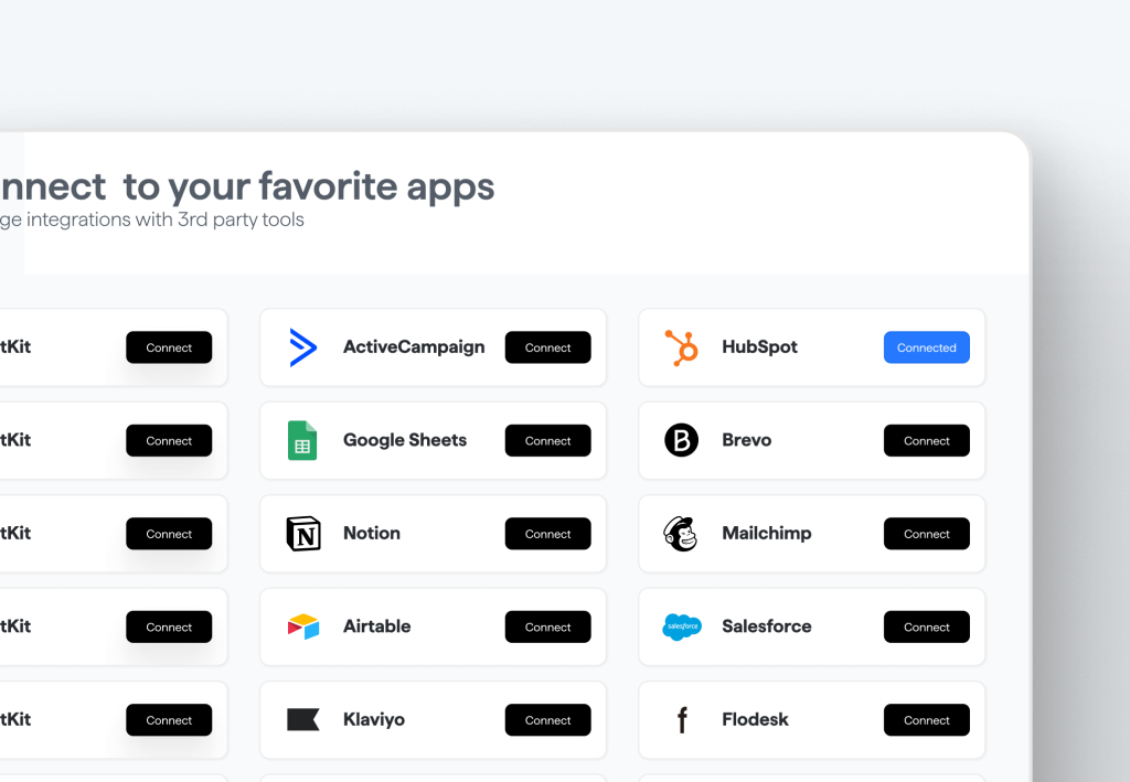 involve.me funnel integrations.