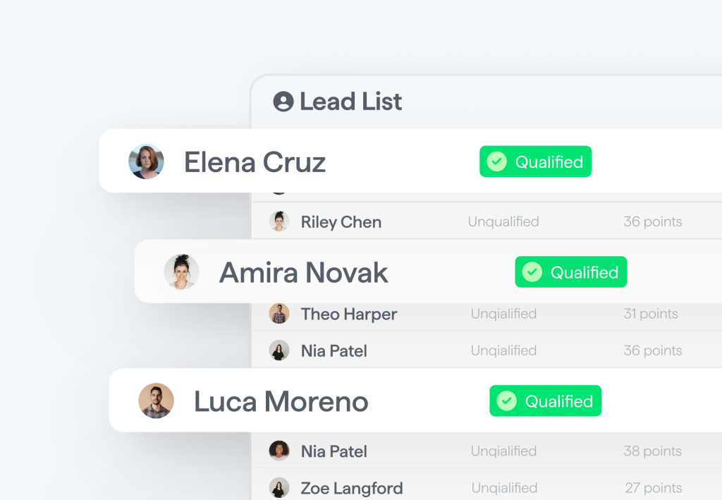 involve.me funnel leads management.