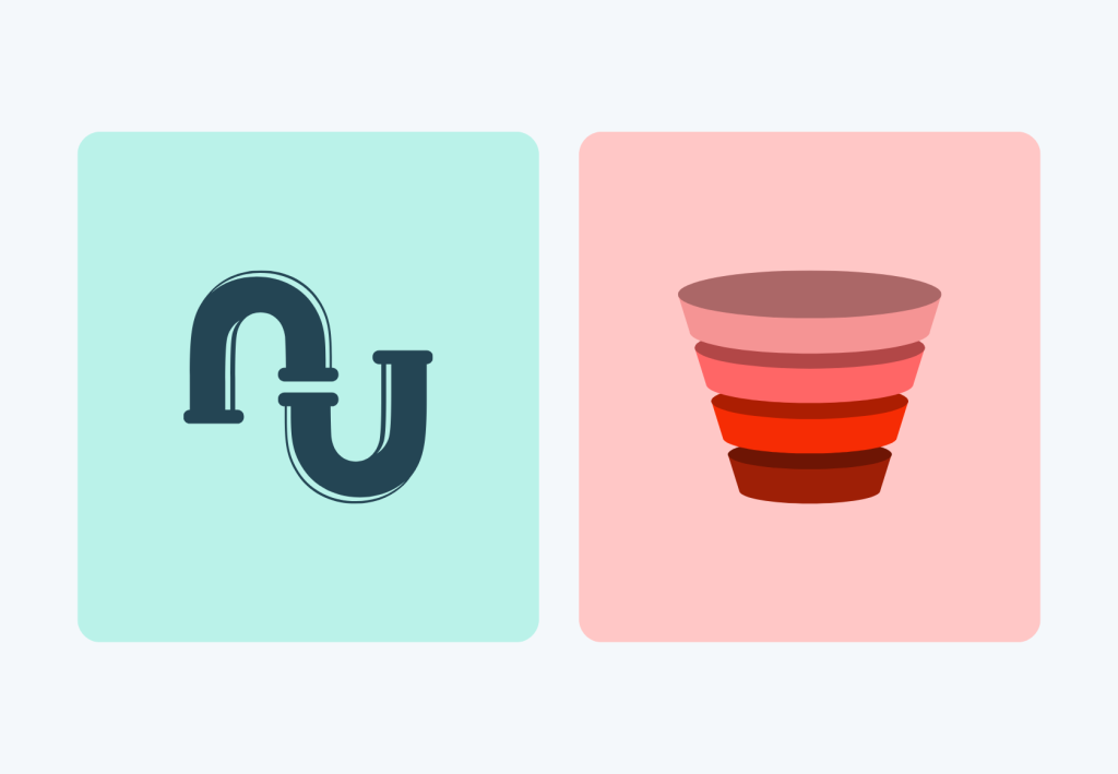 sales pipeline vs sales funnel.